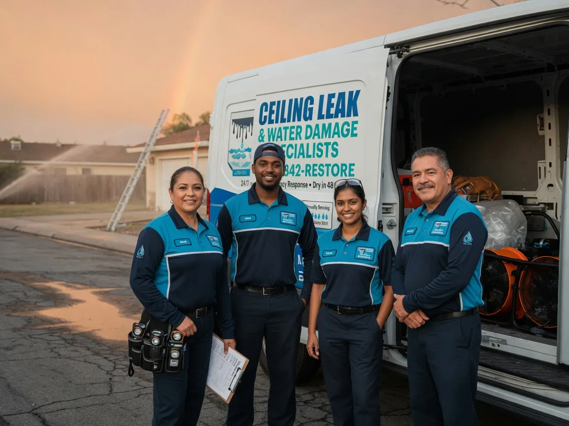 Ceiling Leak Cleanup company in Portage, WI